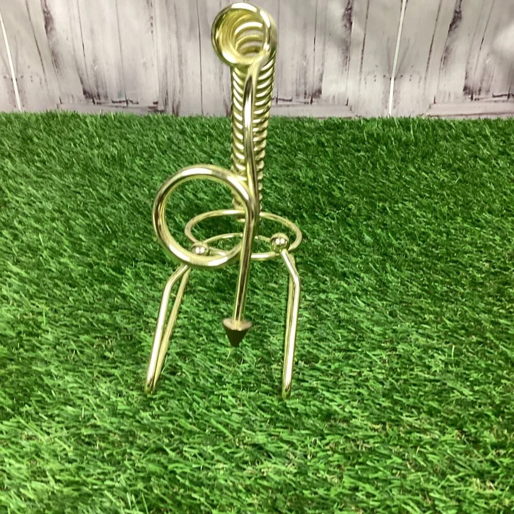 Vintage Metal Spiral Wine Bottle Holder